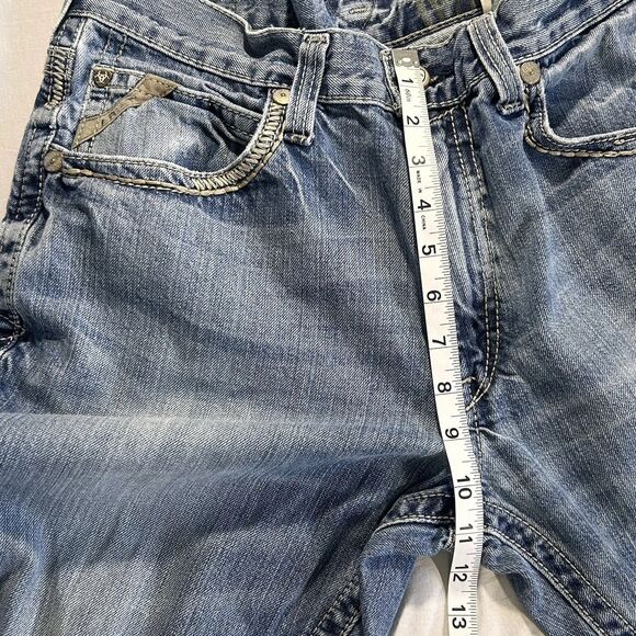 Ariat M5 Gambler Slim Straight Jeans Mens 34x30 Medium Wash 100% Cotton - Picture 12 of 15